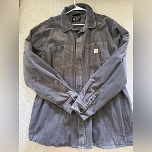 Carhartt Charcoal Corduroy Shirt